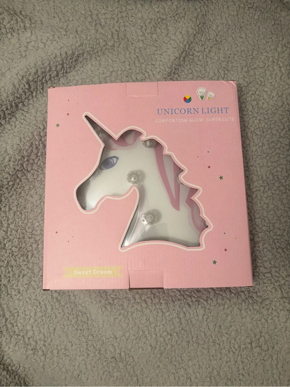 Unicorn Light Pink Wall Light - Comforting Glow